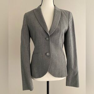 ESCADA Sport Gray Women’s Blazer Suit Jacket 100% Wool 34 / 4 US